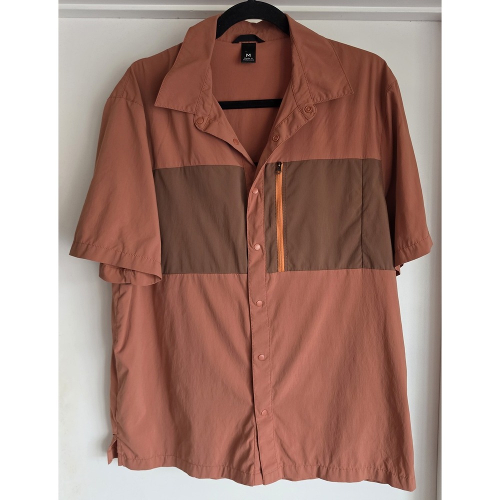 Cotopaxi Short Sleeve Sumaco Shirt Men's M Brown Gorpcore Outdoor Top